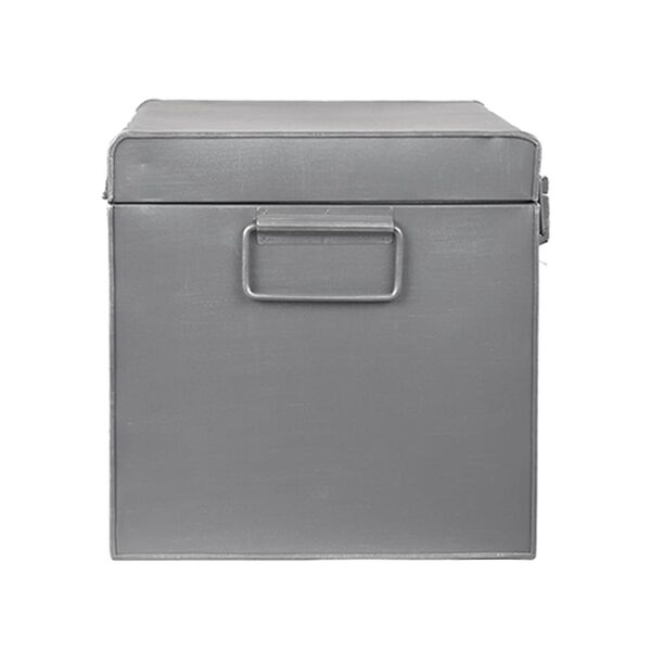 LABEL51 F&ouml;rvaringsburk Vintage 50x30x30 cm L antikgr&aring;