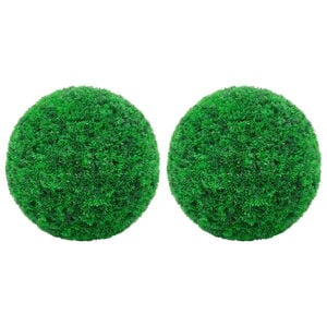 vidaXL Konstgjorda buxbombollar 2 st 35 cm