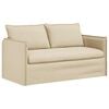 vidaXL Soffa Kr&auml;m 156 x 82 x 85 cm tyg