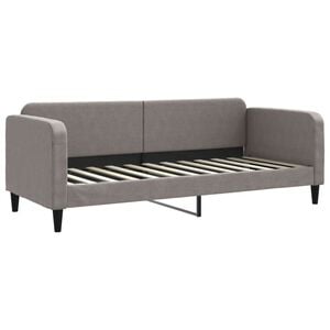 vidaXL Dagb&auml;dd taupe 80x200 cm tyg