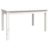 vidaXL Tr&auml;dg&aring;rdsbord vit 82,5x50,5x45 cm massiv furu