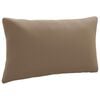 vidaXL Ryggkudde PUTTEN 100% Polyester Taupe 70 x 40 x 15 cm