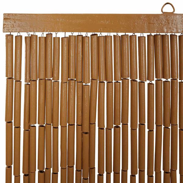 vidaXL Insektsdörrgardin palmtryck 90x220 cm bambu