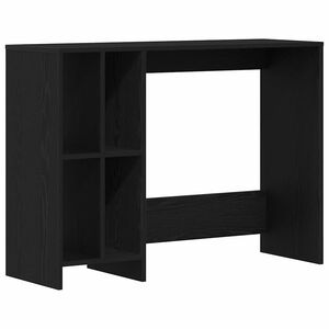 vidaXL Skrivbord Svart Ek Konstruerat tr&auml; 102,5 x 35 x 75 cm