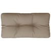vidaXL Palldyna taupe 80x40x12 cm tyg