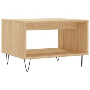 vidaXL Soffbord sonoma-ek 60x50x40 cm konstruerat tr&auml;