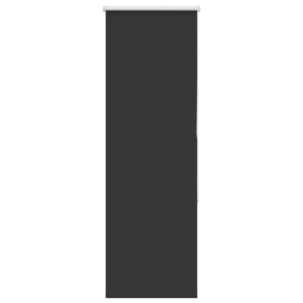 vidaXL Rullgardin m&ouml;rkl&auml;ggning svart 55x150 cm tyg bredd 50,7 cm