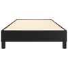 vidaXL Boxspring-sängram svart 100x200 cm konstläder