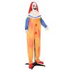 vidaXL L&auml;skig halloweenclown SPOOKA Gul och Bl&aring; 126,5 x 180 cm