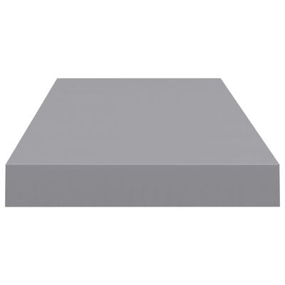 vidaXL Svävande vägghyllor 4 st grå 60x23,5x3,8 cm MDF