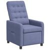 vidaXL Reclinerf&aring;t&ouml;lj Jeansbl&aring; 65 x 93 x 102 cm Tyg