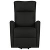 vidaXL massagefåtölj med uppresningshjälp svart tyg