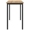 vidaXL bord Artisan Ek 100 x 50 x 76,5 cm Konstruerat tr&auml; och st&aring;l