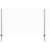 vidaXL Svetsat tr&aring;dst&auml;ngsel 25 x 1,4 m (B x H) PVC-belagda st&aring;l Gr&ouml;n