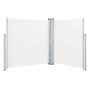 vidaXL Inf&auml;llbar sidomarkis dubbel 170x600 cm gr&auml;ddvit