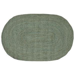 vidaXL Omr&aring;desmattor Olivgr&ouml;n 100 x 152 cm Jute