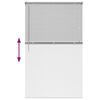 vidaXL Persienner Silver 175 x 105 cm Aluminium