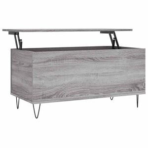vidaXL Soffbord gr&aring; sonoma 90x44,5x45 cm konstruerat tr&auml;