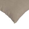 vidaXL Sofakuddar 2 pcs Taupe 50 x 50 cm tyg