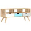 vidaXL TV-b&auml;nk 110x35x48 cm massivt mangotr&auml;