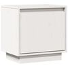 vidaXL S&auml;ngbord vit 40x30x40 cm massiv furu