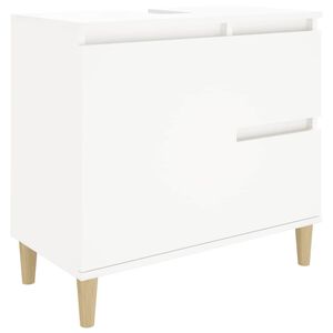 vidaXL Badrumssk&aring;p vit 65x33x60 cm konstruerat tr&auml;