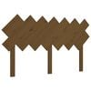 vidaXL S&auml;nggavel honungsbrun 141x3x80,5 cm massiv furu
