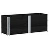 vidaXL Pallkragar 3 st svart 150x50 cm massivt furu