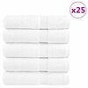 vidaXL Premium badhanddukar SOLUND 25st vit 100x150cm 600gsm