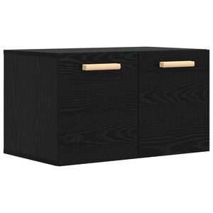 vidaXL V&auml;ggsk&aring;p Svart ek 60 x 36,5 x 35 cm Konstruerat tr&auml;