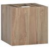 vidaXL V&auml;ggmonterat badrumssk&aring;p 46x25,5x40 cm massiv teak