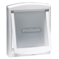 PetSafe 2-vägslucka för husdjur dörr 740 medium 26,7x22,8 cm vit