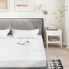 vidaXL Madrasskydd vit 120x200 cm vattent&auml;t