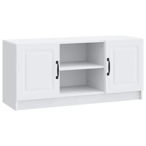 vidaXL TV-sk&aring;p Vit 102 x 34,5 x 47 cm Konstruerat tr&auml;