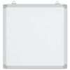 vidaXL Magnetisk whiteboard 60x60x1,7 cm aluminium
