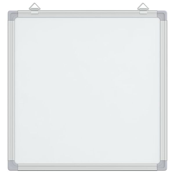 vidaXL Magnetisk whiteboard 60x60x1,7 cm aluminium