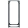 vidaXL Vedst&auml;ll antracit 25x25x60 cm kallvalsat st&aring;l
