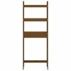 vidaXL Badrumshylla honungsbrun 63x26x171 cm massiv furu