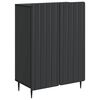 vidaXL Sideboard Svart 66 x 34,5 x 92 cm Konstruerat tr&auml;