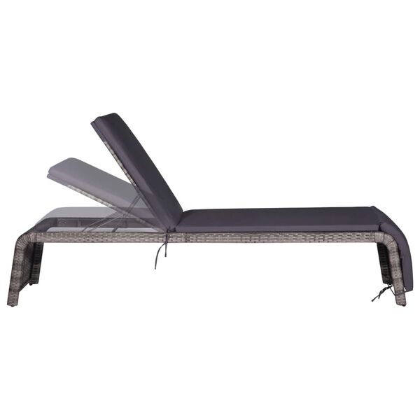 vidaXL Sols&auml;ng med bord konstrotting gr&aring;