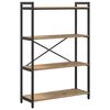 vidaXL Hyllsystem 80 x 30 x 120 cm Konstruerat tr&auml; Artisan Ek