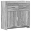 vidaXL Sideboard Gr&aring; Sonoma 75 x 36 x 80 cm Konstruerat tr&auml;
