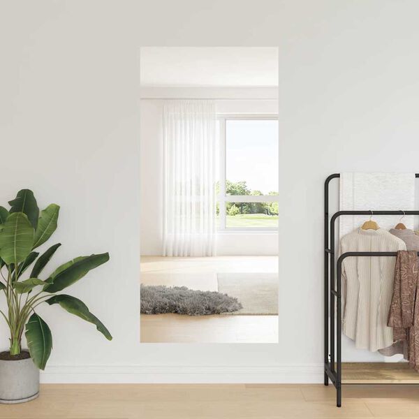 vidaXL Sj&auml;lvh&auml;ftande Spegel Film 60 x 200 cm 2 pcs Silver PET