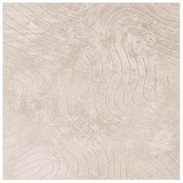 vidaXL Omr&aring;desmattor Fyrkantig PALMERAS Beige 200 x 200 cm Polyester