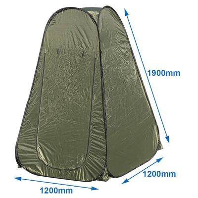ProPlus Pop-up duschtält polyester grön