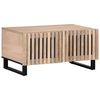 vidaXL Soffbord vit 80x51x40 cm massivt mangotr&auml;