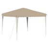 vidaXL Pop-up Partyt&auml;lt 288 x 288 x 245 cm Gr&auml;ddvit Oxford Tyg