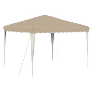 vidaXL Pop-up Partyt&auml;lt 288 x 288 x 245 cm Gr&auml;ddvit Oxford Tyg