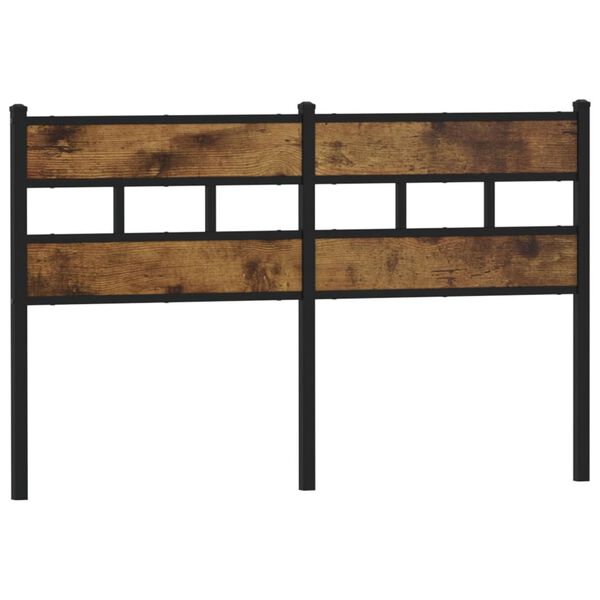 vidaXL Ers&auml;ttningsgavel r&ouml;kf&auml;rgad ek 150 cm J&auml;rn och konstruerat tr&auml;