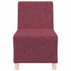 vidaXL Modulsofa utan armst&ouml;d 3 pcs Vinr&ouml;d 55 x 74 x 82 cm tyg